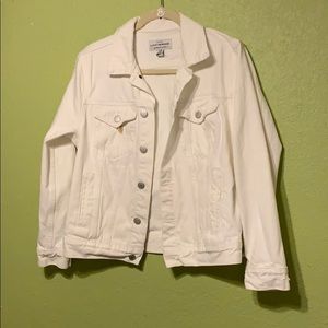 Lucky brand white denim jacket